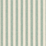 Nordfavn Ibiza Støvet Grønn – Akrylduk i linlook med tverrgående striper