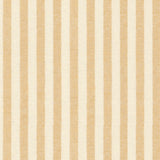 Nordfavn Ibiza Støvet Okergul – Akrylduk med tverrgående striper i linlook