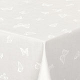 Nordfavn Mariposas Lys Grå – Voksduk med sommerfugler, hjørne