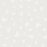 Nordfavn Mariposas Lys Grå – Voksduk med sommerfugler, mønster