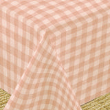 Nordfavn Mols Støvet Terracotta – Akrylduk med rutemønster, hjørne