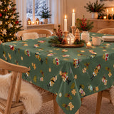 Nordfavn The Enchanted Nutcracker Grønn – Julevoksduk med nøtteknekkere, miljø