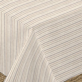 Nordfavn Pitiusa Sand og Beige – Akrylduk med smale tverrstriper, hjørne