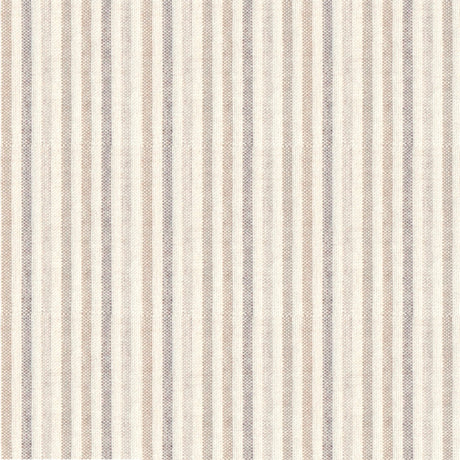 Nordfavn Pitiusa Sand og Beige – Akrylduk med smale tverrstriper