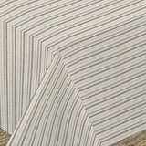 Nordfavn Pitiusa Skifergrå – Akrylduk med smale tverrstriper, hjørne