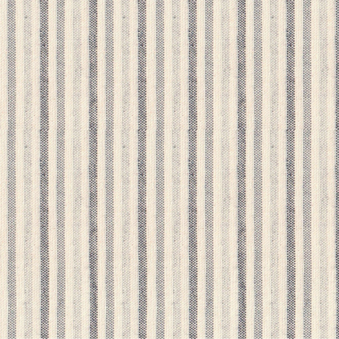 Nordfavn Pitiusa Skifergrå – Akrylduk med smale tverrstriper