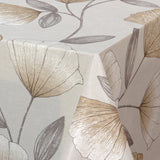 Nordfavn Shell Flower Beige – Voksduk med mykt botanisk uttrykk hjørne