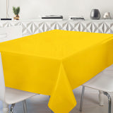 Nordfavn Uni Empire Gul – Ensfarget halvblank voksduk, miljø