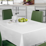 Nordfavn Uni Hvit – Ensfarget halvblank voksduk, miljø