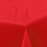 Nordfavn Uni Cherry Rød – Ensfarget halvblank voksduk, hjørne