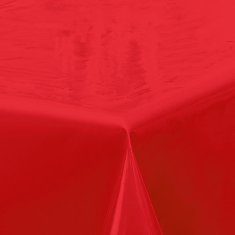 Nordfavn Uni Cherry Rød – Ensfarget halvblank voksduk, hjørne