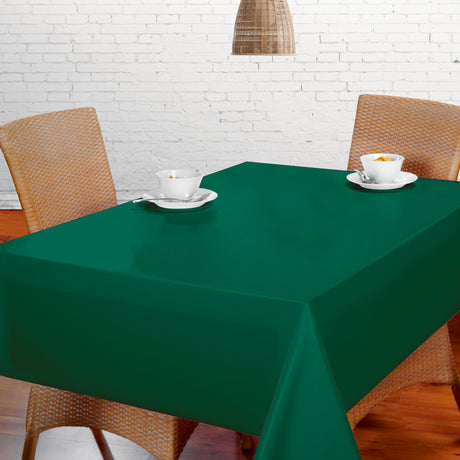 Nordfavn Uni Mørk Grønn – Ensfarget halvblank voksduk, miljø