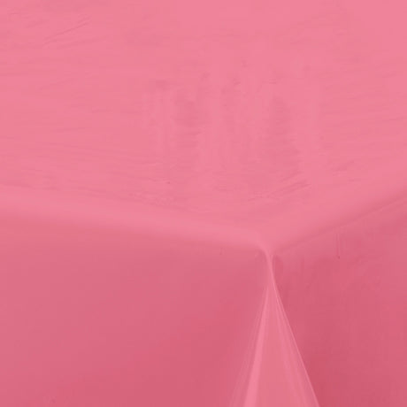 Nordfavn Uni Rose Pink – Ensfarget halvblank voksduk, hjørne