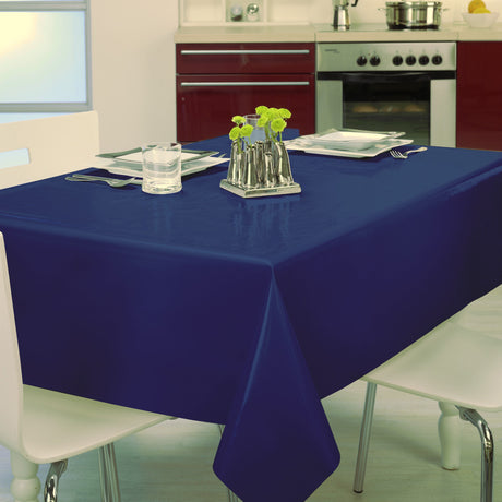 Nordfavn Uni Sailor Blå – Ensfarget halvblank voksduk, miljø