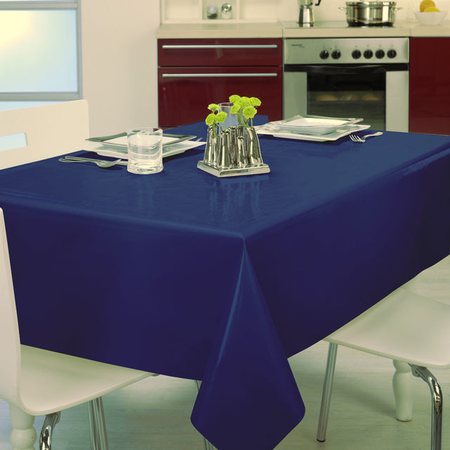 Nordfavn Uni Sailor Blå – Ensfarget halvblank voksduk, miljø