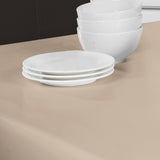 Nordfavn Uni Sesam Beige – Ensfarget halvblank voksduk, detalj