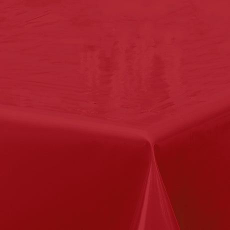 Nordfavn Uni Tango Rød – Ensfarget halvblank voksduk, hjørne