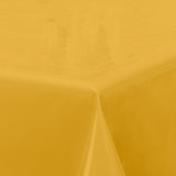 Nordfavn Uni Varm Gul – Ensfarget halvblank voksduk, hjørne