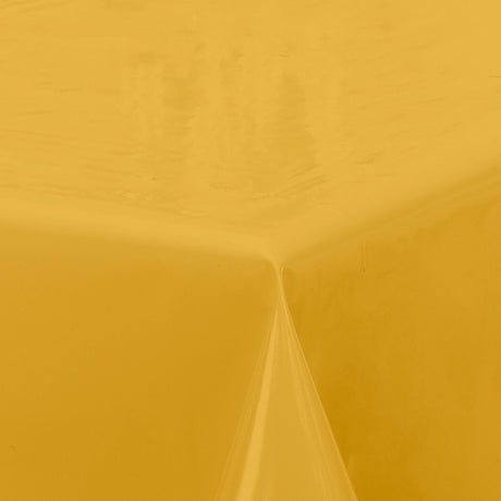 Nordfavn Uni Varm Gul – Ensfarget halvblank voksduk, hjørne