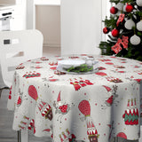 Nordfavn Wichtel – Rund julevoksduk med De tre vise menn