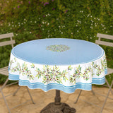 Nyons Blå – Rund provenceduk Ø 180, miljø