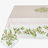 Nyons Ecru - Rektangulær provence-duk 155 x 250 cm