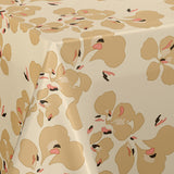 Orkide Champagne – Lola voksduk med blomsterprint