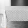 Orphee – Damaskduk med fint, geometrisk vevd mønster – 140 x 240 cm