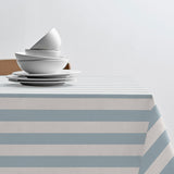 Parallel Linen Blue – Södahl akrylduk i 100% bomull med antiskli