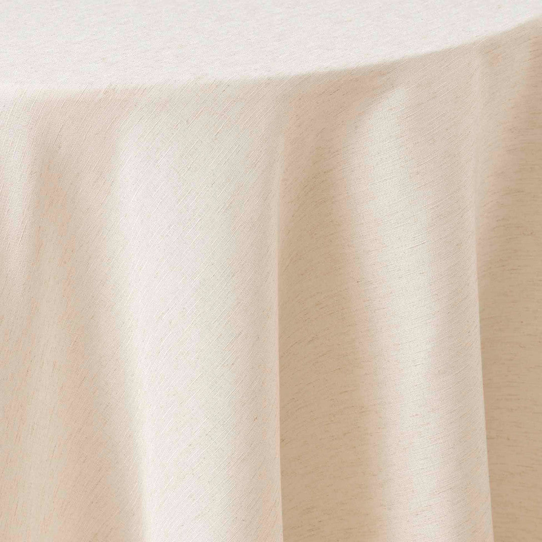 Pauline – Rund duk i polyester/lin Ø 180 cm, nærbilde 1