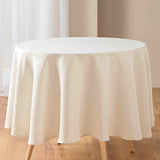 Pauline – Rund duk i polyester/lin Ø 180 cm