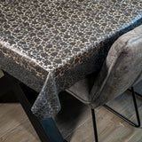 Petite Rose Svart – Blondevoksduk med små roser, hjørne