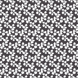 Poppy Graphite - Lola voksduk med grafisk blomsterdesign, mønster