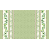 Ramatuelle Grønn – Rektangulær akrylbelagt provenceduk 150 x 250, mønster
