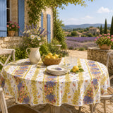 Rose Lavande Linaer - Rund provence-duk Ø 150 cm