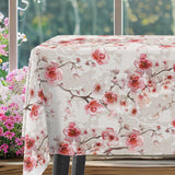 Sakura Bloom – Voksduk med rosa kirsebærblomster, hjørne