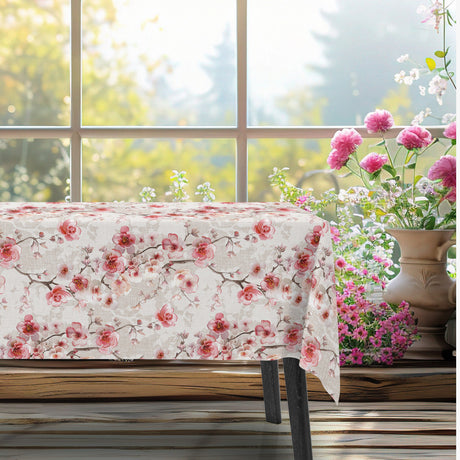 Sakura Bloom – Voksduk med rosa kirsebærblomster, miljø