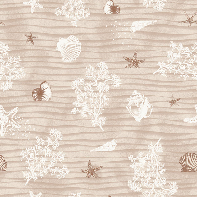 Sandstrand Natur – Voksduk med maritime motiver motiv