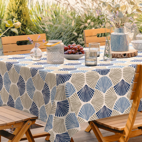 Seashells – Ekstra kraftig voksduk med skjellmønster, miljø