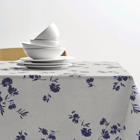 Silhouette Cloud Grey – Södahl akrylduk i 100 % bomull med antiskli