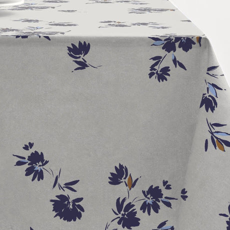 Silhouette Cloud Grey – Södahl akrylduk i 100 % bomull med antiskli mønster