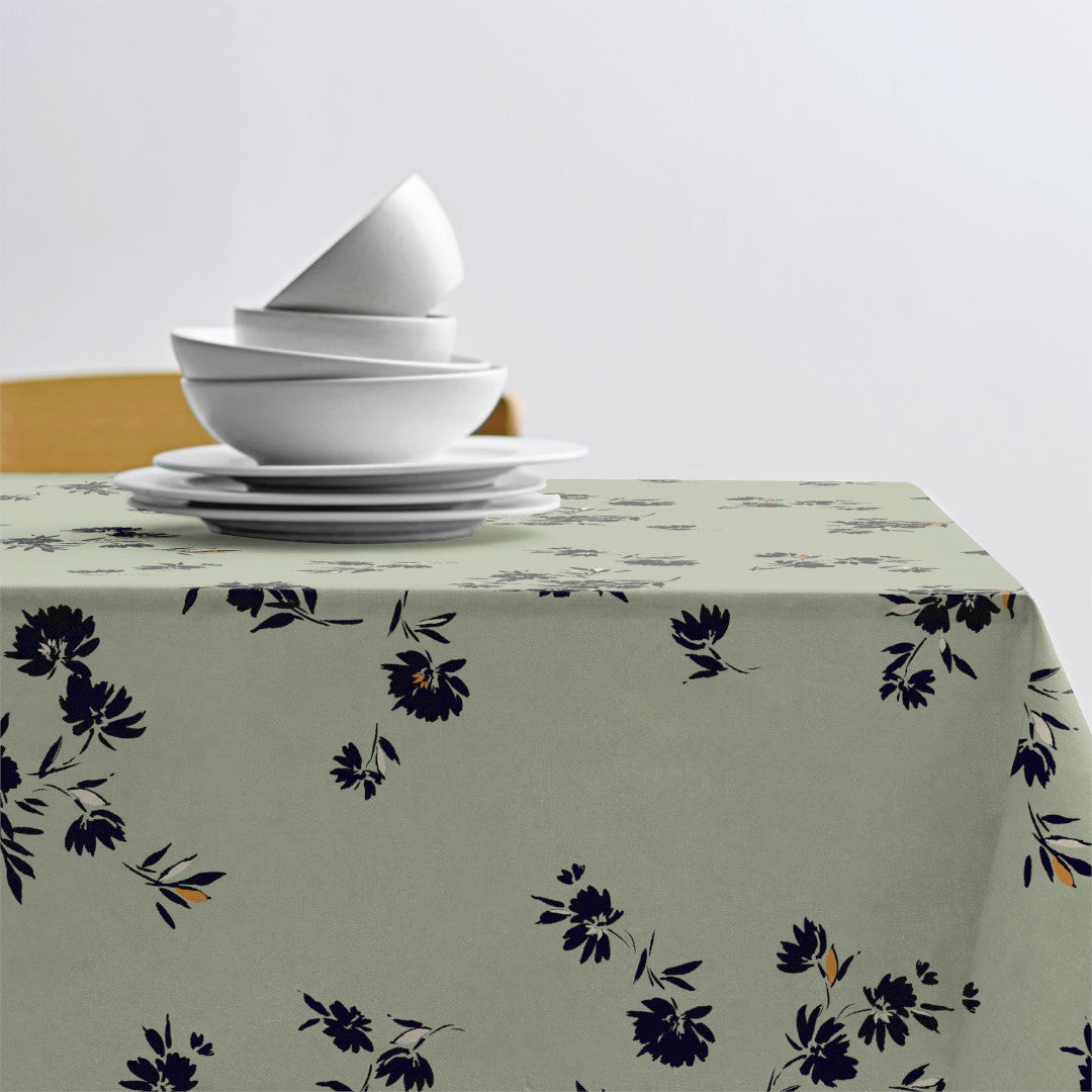 Silhouette Tea Green – Södahl akrylduk i 100 % bomull med antiskli