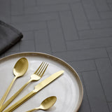 Södahl Tiles Rund Damaskduk Ø 180 cm – Ash, nærbilde