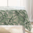 Stilys Sauge – Bordduk i linlook med botanisk bladmønster – 140 x 240 cm