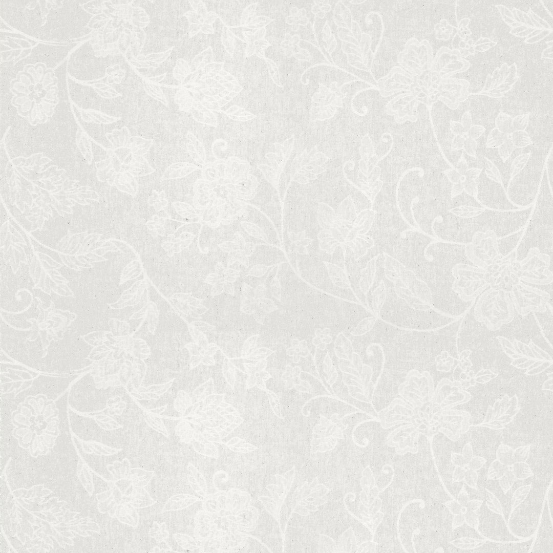 Tamayo Blanco – Jacquardvevd akrylduk i offwhite, mønster