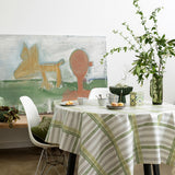 Tea Milady? Linen – Lola voksduk med stripete design, miljø