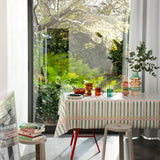 Tea Milady? Olive – Lola voksduk med stripete design, miljø