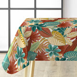 Textilia Ardenia - Voksduk med dekorativt bladmønster hjørne