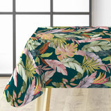 Textilia Galapao - Voksduk med frodig bladmønster hjørne