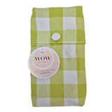 WOW Spring Evergreen – Rutete tøyservietter 45 x 45 cm (4-pakning)
